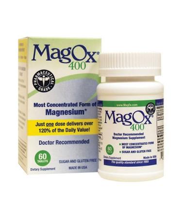Mag-Ox 400 Magnesium Tablets 60 Each ( Pack Of 4 )