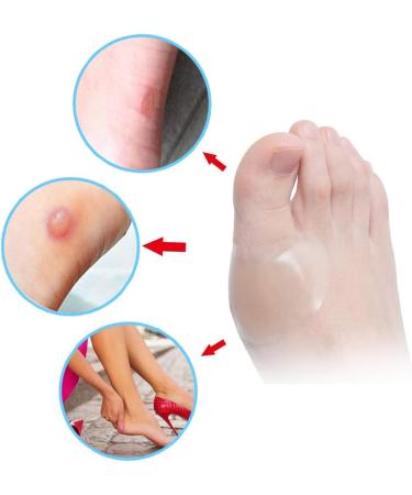 10-Piece Blister Gel Guard Adhesive Tabs for Bladder Protection & Heel Cushion - Hydrocolloid Skin Pads for Runners & Hikers - Pressure Wound Relief 20x65mm - Buy Online on GoSupps.com