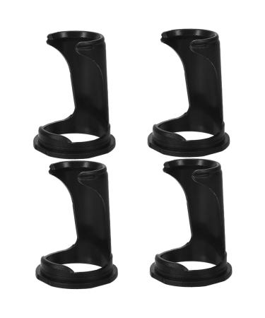 Beaupretty 4 pieces brush holder razor for men Tools men's razor while shaving clothes razor Bar travier Organizer Razor holder Organizer Exhibition stand Man plastic