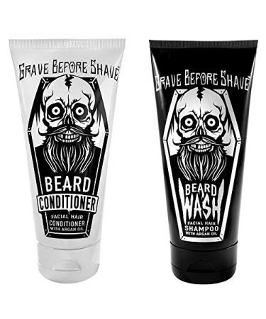 GRAVE BEFORE SHAVE Beard Wash & Beard Conditioner Pack