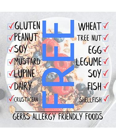 GERBS Dried Blueberry Harvest Granola - 32oz Allergy-Free, Non-GMO Snack - Buy Online on GoSupps.com