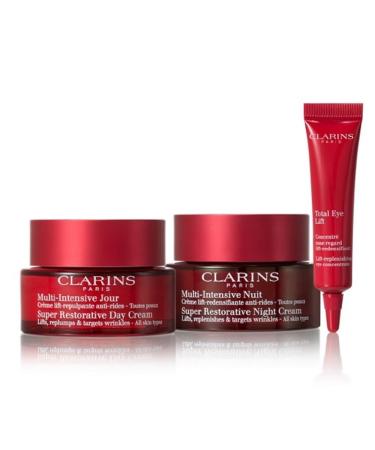 Clarins Super Restorative Day Cream - Anti-Aging Moisturizer for Mature Skin | Replenish Illuminate Lift & Smooth | Targets Age Spots & Wrinkles | Buy Internationally - Buy Online on GoSupps.com