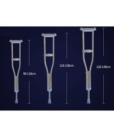 Crutches for The Elderly Lightweight Walker Crutches for The Elderly Underarm Cane Anti-Slip Walker for Walking Auxiliary Crutch (Size : 128-148cm) Yearn for Comfortable Anniversary powerfully 118-138cm - Buy Online on GoSupps.com