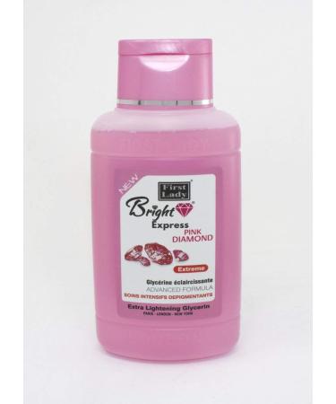 Bright Express Pink Diamond Extra Skin Lightening Glycerin 600ml - Dry Skin - Extreme