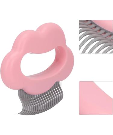 Buy Cat Comb - Skin-Friendly Elastic Half-Curved Massage Comb for Cats | Cat-Safe Exfoliating Grooming Tool in Pink - International Shipping Available - Buy Online on GoSupps.com