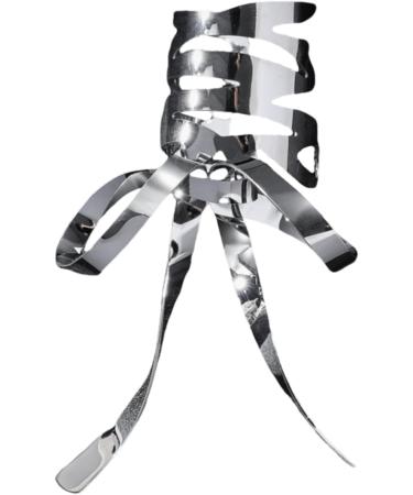 Xtauaguh Metal Bowknot Hair Clips - Girls Retro Barrette | Solid Color French Barrette Bows Hairpin for Adults Girls All Ages Kids Silver - Buy Online on GoSupps.com