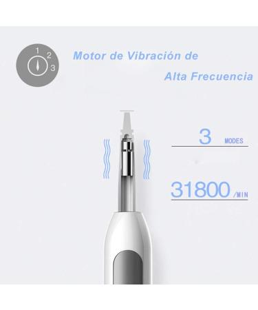 Kabinga Blue Electric Ultrasound Toothbrush - Automatic Battery-Operated 2 Brush Heads - International Shipping Available - Buy Online on GoSupps.com