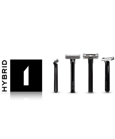 OneBlade Hybrid Safety Razor with Stand & 10 Premium Japanese Feather Blades - Best Single Blade Razor for All Skin Types - International Shipping Available - Buy Online on GoSupps.com