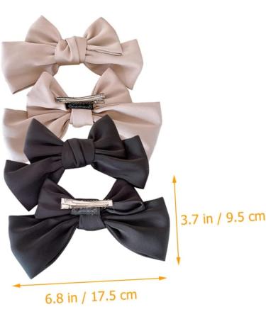 minkissy 6 Pairs Bow Hairpin Baby Girls Bows Toddler Hair Clips Big Bows Hair Clips Bow Hair Clip Toddler Bows Hair Bows Bowknot Hair Bow Pins Girls Barrette Wedding Fabric Woman Headgear - Buy Online on GoSupps.com