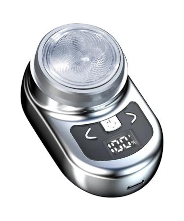 Portable Electric Shaver Pocket Shaving for Men Mini Beard Shaver LCD Power Display Rechargeable Travel Home Shaver-B Easy Install Easy to Use