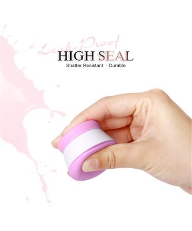BrilliantDay 20ml Silicone Travel Container Set - 4 Pack Cream Cosmetic Containers with Lids for Creams & Body Care - Buy Online on GoSupps.com