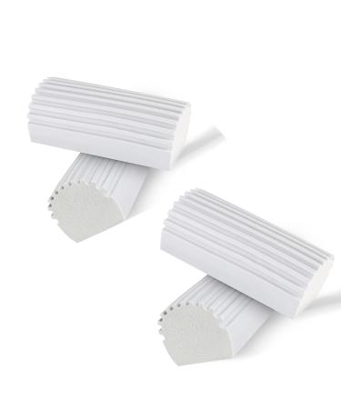 Damp Duster Sponge Magical Dust Cleaning Sponge Reusable Damp Duster for Cleaning Blinds Baseboards Vents Mirrors Window (11.5 * 5.5 * 4.5 Grey) 11.5*5.5*4.5 Grey
