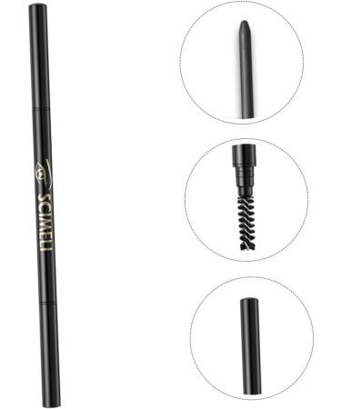 Balacoo 3pcs 2 1 Eyebrow Makeup Tools Eyebrow Pencil Black Makeup Eyebrow Brush Double-headed Eyebrow Pencil 1 count (Pack of 1) Dark Brownx3pcs - Buy Online on GoSupps.com