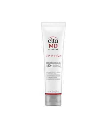 EltaMD UV Active SPF 50+ Mineral Sunscreen Lotion Broad Spectrum Physical Sunscreen for Face and Body Water-Resistant Up to 80 Minutes Oil-Free Non-Greasy Full Body Sunscreen 3 Ounce (Pack of 1) - Buy Online on GoSupps.com