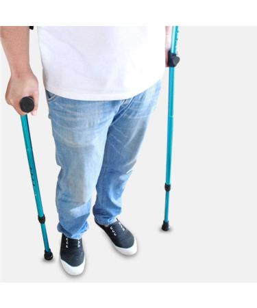 Pair of Lightweight Ergonomic Forearm Walking Crutches 14 Gears Adjustable Walking Sticks 84-116Cm Health Mobility Aids Made in China Smooth Sailing - Buy Online on GoSupps.com