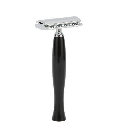 Manual Shaver Safety Razor Good Grip for Home for Hotel for Office(Black)