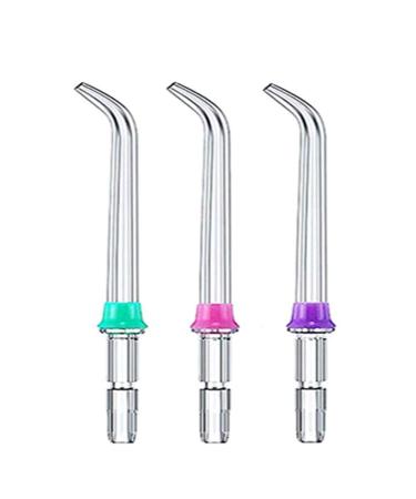 3 Pieces Replacement Heads Replacement Classic Jet Tips Dental Water Jet Nozzle Accessories for Water Flossers (Like WP-100)