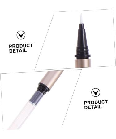 FRCOLOR 4pcs Eyeliner Empty Eyelash Wand Tube Mascara Empty Eyeliner Tube Fine Brush Frosted Plastic - Buy Online on GoSupps.com