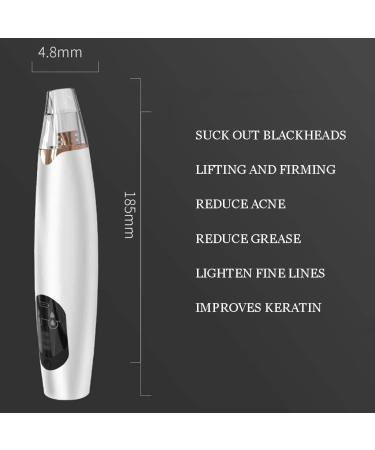 JYYBN Blackhead Remover Pore Vacuum Electric Facial Pore Cleaner Acne Removal USB Rechargeable Blackhead Extractor Tool with 3 Probes and Blackhead Remover Kit Suction - Buy Online on GoSupps.com
