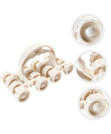 Ultechnovo Lunar Rover Massage Device Kit - 2 Pieces Hand Massager for Maderoterapia White ABS Premium Quality - Buy Online on GoSupps.com