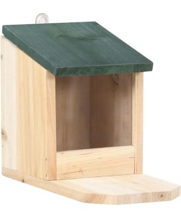 vidaXL 4x Firwood Squirrel Houses Garden Forest Wild Animals Wooden Holder Squirrel Peanut Butter Feeder Food House Feeding Station Box - Buy Online on GoSupps.com