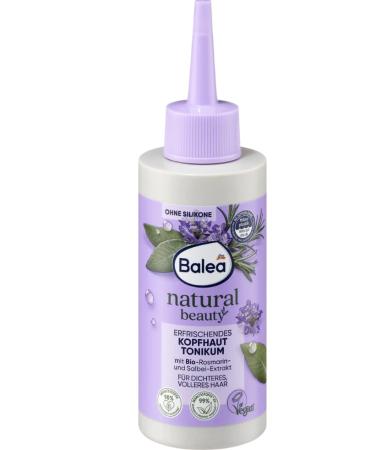 Natural Beauty Refreshing scalp tonic balea with organic rosemary and sage extract for denser hair