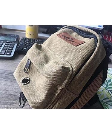 BoxDog Matching Dog and Human Backpack Set - Canvas and Leather Dog Backpack for Travel, Camping, Hiking - Dog Park Saddlebag (One Size Fits All) - Buy Online on GoSupps.com