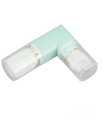 Double Head Retractable Powder Brush | Ergonomic Blue Makeup Brush for Portable Use - Ideal for Home & Travel - Buy Online on GoSupps.com