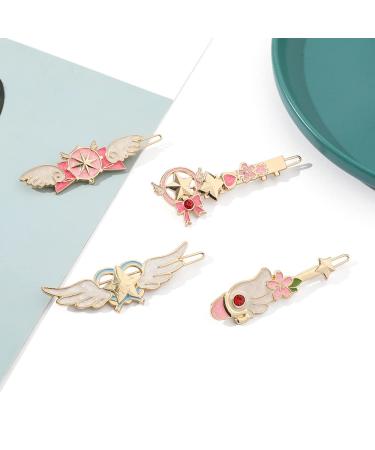 Card Captor Sakura Hair Clips - Exquisite Anime Girls Hair Decoration Set - Buy Online on GoSupps.com