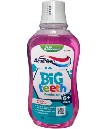 GlaxoSmithKline Aquafresh Big Teeth 6+ Mondvloeistof 300 ml - Buy Online on GoSupps.com