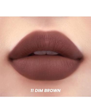 Peripera Ink Velvet Intense Lipstick - High Pigment, Longwear, Weightless (011 DIM BROWN) - Buy Online on GoSupps.com