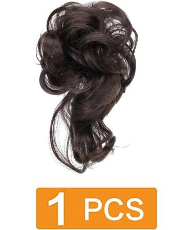 Prinfantasy Short Ponytail Bun Extension - Synthetic Hairpiece for Women | Elastic Easy Scrunchie Hair Accessory - GBFQ005 - Buy Online on GoSupps.com
