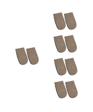 FOMIYES 5 Pairs Inner Heightening Half Pad Comfortable Heel Pads Breathable Heel Adhesive Heel Lifts Arabian Perfume Oil Invisible Pad Insole Eva Men and Women Rubber Sports Tool