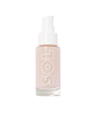 ColourPop SOL Mini Shimmering Dry Oil - Body Oil Infused with Coconut, Argan & Marula Oils - Radiance-Boosting Body Care - Nourishes Skin and Leaves a Luminous Finish - Rainbow Glow (0.88 fl oz)