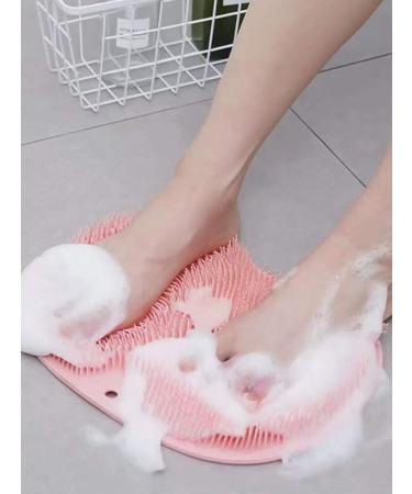Shower Foot & Back Scrubber Mat | Anti-Slip Green Foot Muff Cleaner & Massage Device for Ultimate Bath Relaxation - Buy Online on GoSupps.com