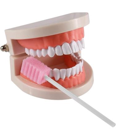 50 Pink Disposable Oral Swabs by Wellgler - Pack of 50 Counts - Buy Online on GoSupps.com