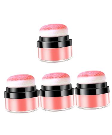 FOMIYES 4pcs Oil Control Cushion Blush Cushion Makeup Loose Blush Makeup Putty Blush Creme Blush Plastic