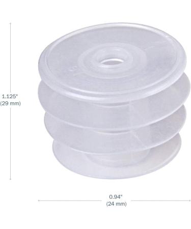 Buy Apothecary Products Oral Syringe Adapter Plugs - Compatible with 12 & 16 Oz Oval 28mm - Pack of 100 & 2 - International Shipping Available - Buy Online on GoSupps.com