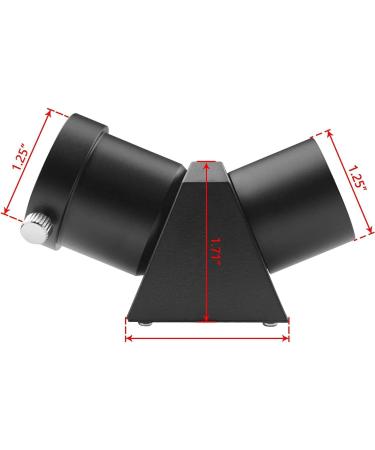Alstar 1.25 45-Degree Diagonal Prism - Optical Prism for Clear and Sharp Images - Buy Online on GoSupps.com