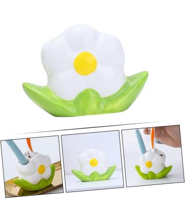 FOMIYES Tooth Brush Toothbrushes Pen Holder Pencil Holder Toothbrush Storage Holder Bathroom Toothbrush Holder Toothbrush Holder for Shower Ceramics Child White Counter Rack - Buy Online on GoSupps.com