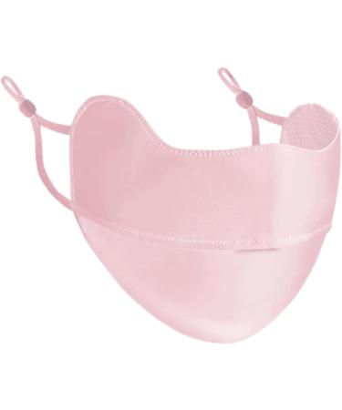 UV Protection Masque | Breathable UV Protection Ice Silk Face Masque - Reusable Sun Shield Face for Women Sunscreen Masque for Fishing Hiking Cycling pink - Buy Online on GoSupps.com