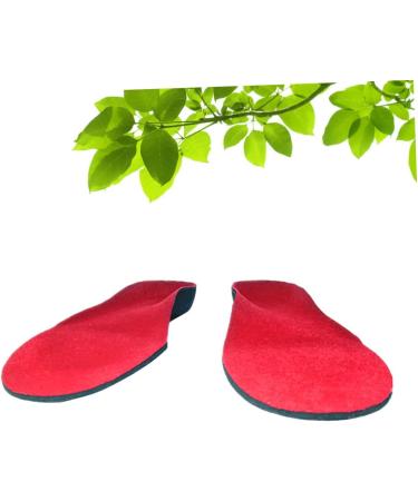 Didiseaon Flatfoot Insoles - Optimal Arch Support & Cushioning for Sports Shoes | Damping Shoe Inserts for Men & Women - Red - Buy Online on GoSupps.com