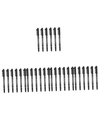 FOMIYES 30 Pcs Eyebrow Pen Eyebrow Tattoos Pen Tattoos Position Pen Plastic Body