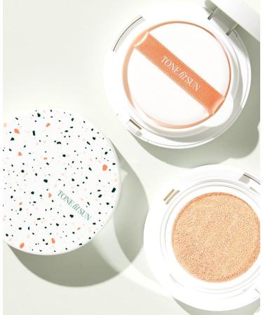 TNB ToneFitSun Terrazzo Sun Cushion 12g - Vegan SPF50+ PA++++ Foundation-Free Pink Beige Non-Sticky Tone Up (Suncushion - Buy Online on GoSupps.com