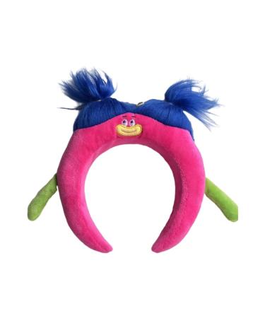 TQUXNGA Funny Wide Hair Bands Photo Booth Props Cartoon Headband Party Headpiece Plaits Padded Headband for Music Festivals Blue Hair