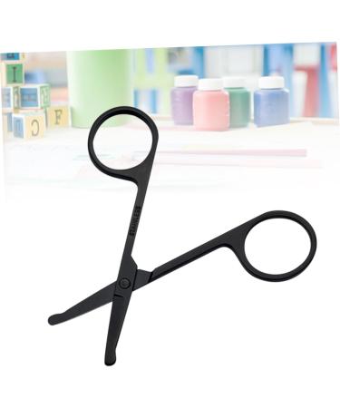 Balacoo Stainless Steel Nose Hair Clippers & Eyebrow Trimmer for Men - 1pc Vibrissa Scissors - Buy Online on GoSupps.com