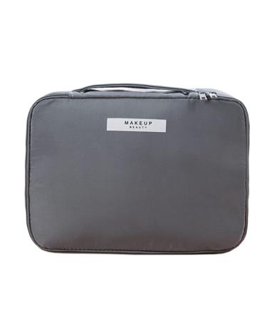 Katadem Travel Makeup Bag,Large Opening Makeup Bag,Portable Makeup Bag  Opens Flat for Easy Access, Toiletry Bag,PU Leather Makeup Bag,Large  Cosmetic