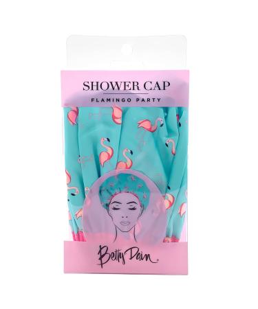 Fashionista Flamingo Oversized Waterproof Shower Cap - Reusable & Adjustable for All Hair Lengths - Buy Online on GoSupps.com