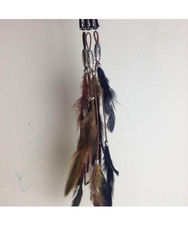 Boho Feather Headband 3 Pack - Handmade Hair Accessories for Women, Girls, and Kids | Tassel Bohemian Headdress for Parties, Cosplay, and Boho Chic Style - Buy Online on GoSupps.com