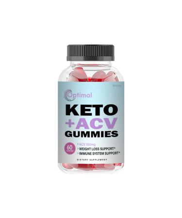 Optimal Keto Gummies - Optimal Keto + Apple Cider Vinegar Gummies (Single 60 Gummies)